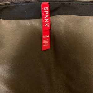 Spanx faux leather leggings